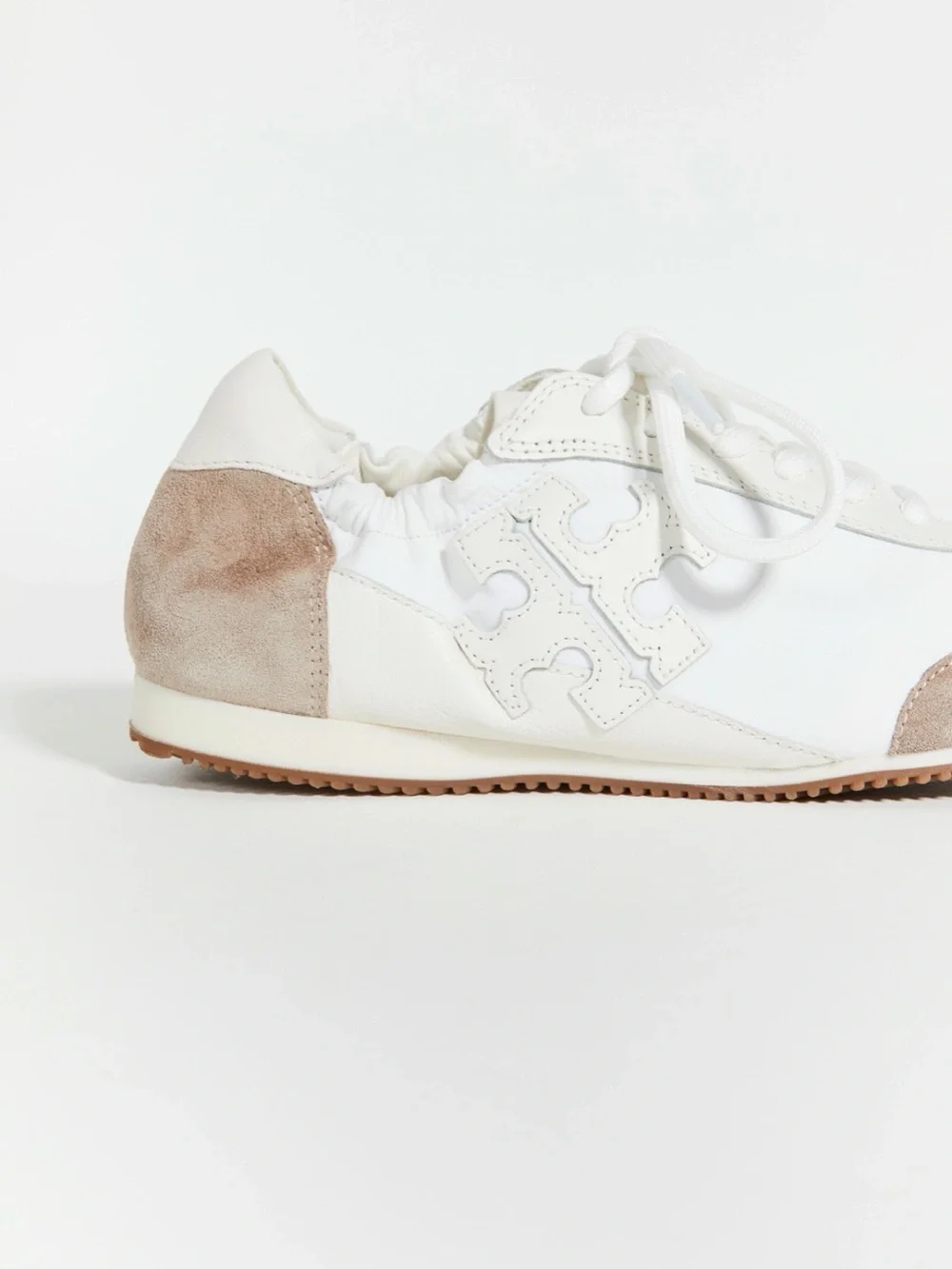 Tory Burch Women's Tory Sneakers, White/New Ivory/Cerbiatto, size 6 M US